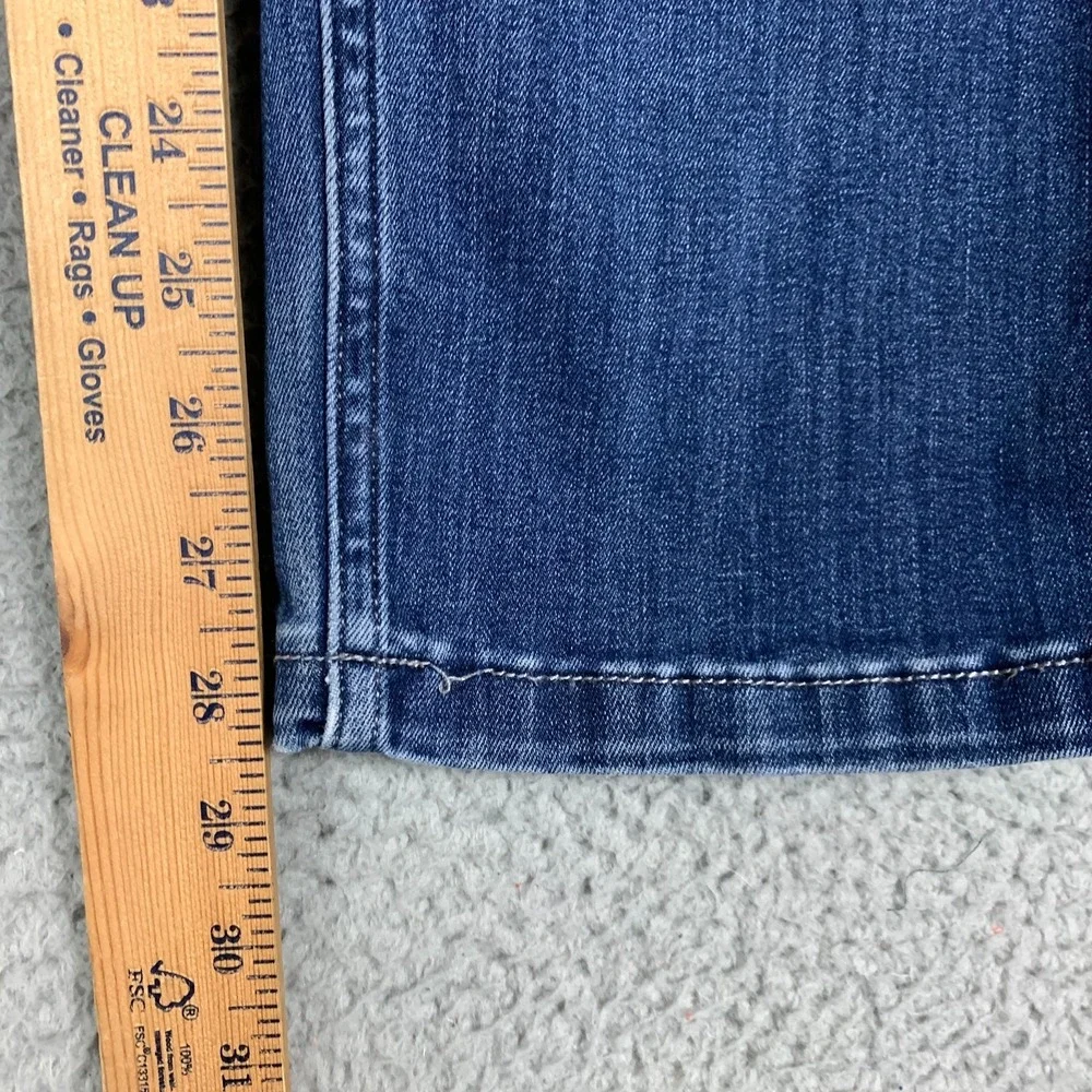 Mugsy Kinzies Jeans Mens 35 x 30 Blue Straight Leg Stretch Denim Casual Flexible